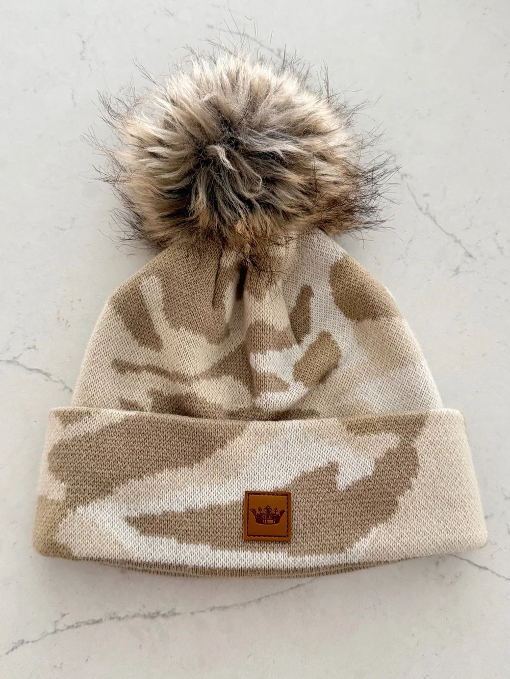 Camo Pom Beanie